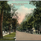 YPSILANTI MI HAMILTON STREET ANTIQUE POSTCARD