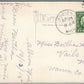 ALBION MI ERIE STREET ANTIQUE POSTCARD