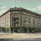JACKSON MI GROCERY COMPANY ADVERTISING OTSEGO HOTEL ANTIQUE POSTCARD