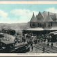 DUREND MI RAILROAD STATION RAILWAY DEPOT ANTIQUE POSTCARD