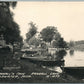 COLDWATER MI RANDALL LAKE ANTIQUE REAL PHOTO POSTCARD RPPC