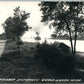 GRAND HAVEN MI HARBOR ENTRANCE VINTAGE REAL PHOTO POSTCARD RPPC
