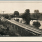 MUIR MI GRAND TRUNK RAILROAD ANTIQUE REAL PHOTO POSTCARD RPPC