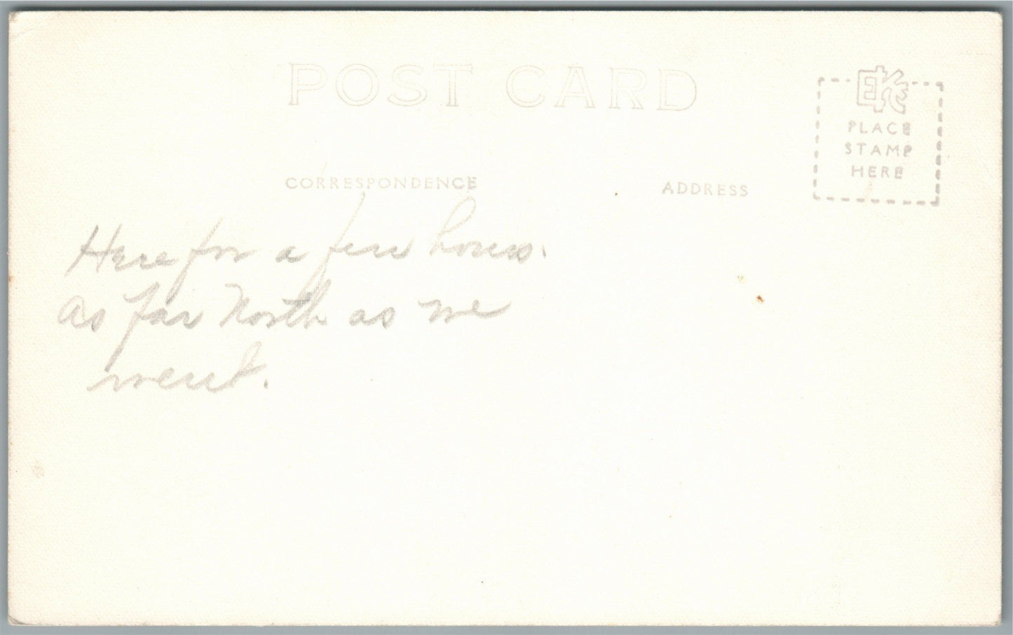 GRANTS PASS OR VINTAGE REAL PHOTO POSTCARD RPPC