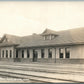 ROSEBURG OR RAILROAD STATION RAILWAY DEPOT ANTIQUE REAL PHOTO POSTCARD RPPC