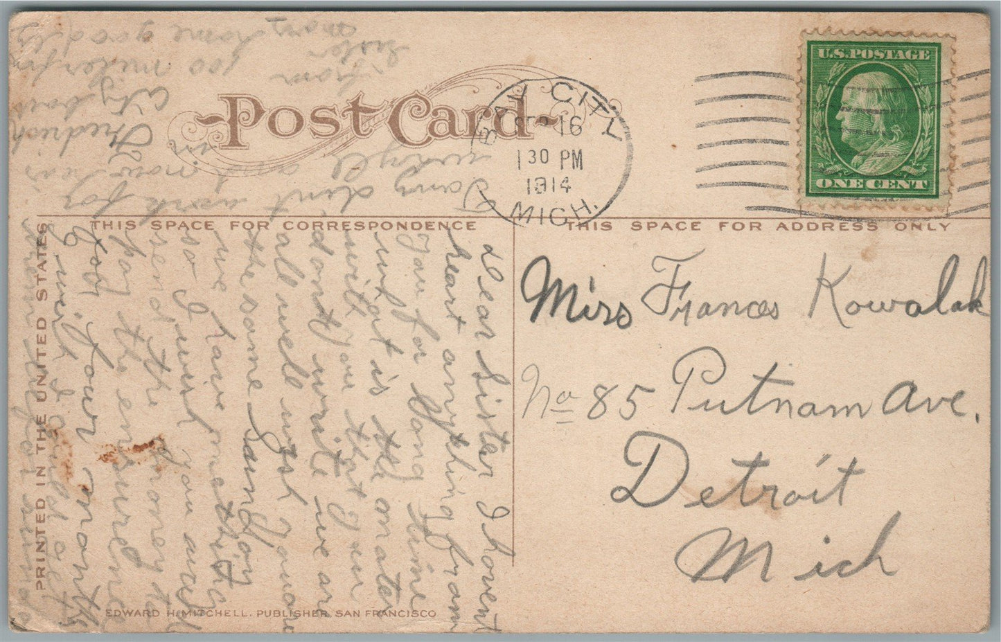 ASHLAND OR RAILROAD STATION RAILWAY DEPOT ANTIQUE POSTCARD