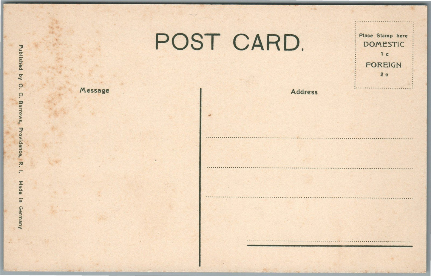 OUNOCHONTAUG RI THE MIDWAY EAST END ANTIQUE POSTCARD