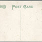 BLOCK ISLAND RI WATER FRONT ANTIQUE POSTCARD
