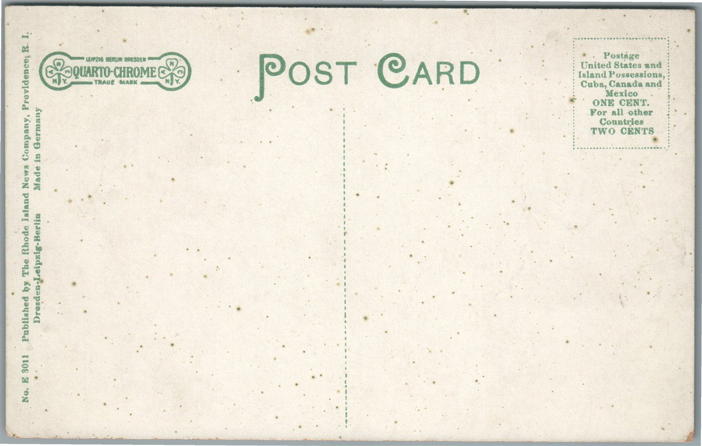 BLOCK ISLAND RI WATER FRONT ANTIQUE POSTCARD