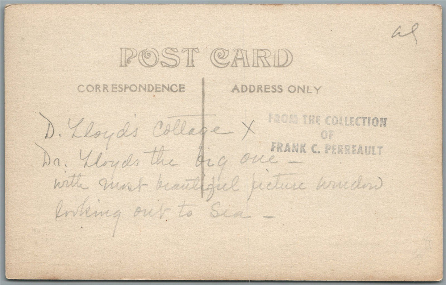 SAKONNET RI LLOYD COTTAGE ANTIQUE REAL PHOTO POSTCARD RPPC