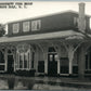 PEACE DALE RI RAILROAD DEPOT RAILWAY STATION VINTAGE REAL PHOTO POSTCARD RPPC