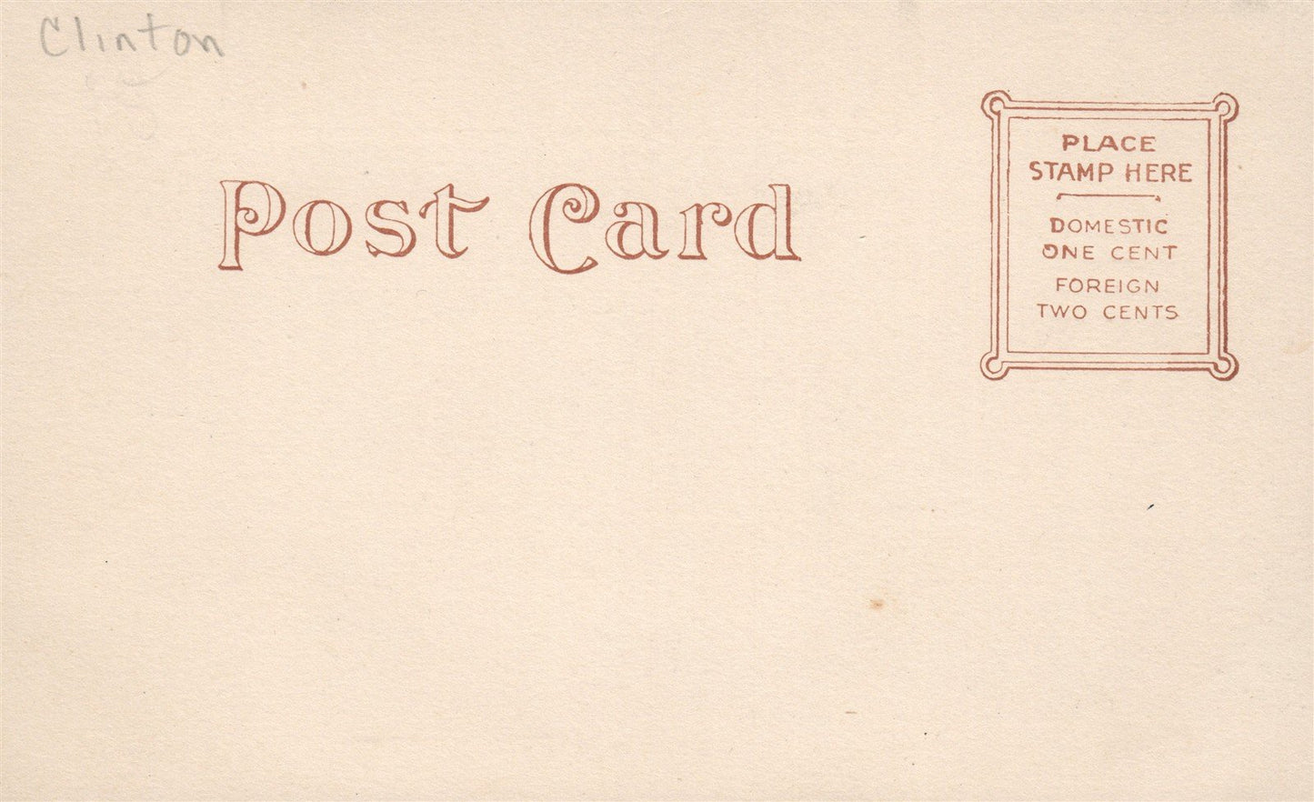 CLINTON NJ UNION HOTEL ANTIQUE POSTCARD