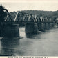 STOCKTON NJ BRIDGE OVER DELAWARE ANTIQUE POSTCARD