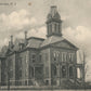WOODBRIDGE NJ HIGH SCHOOL ANTIQUE POSTCARD
