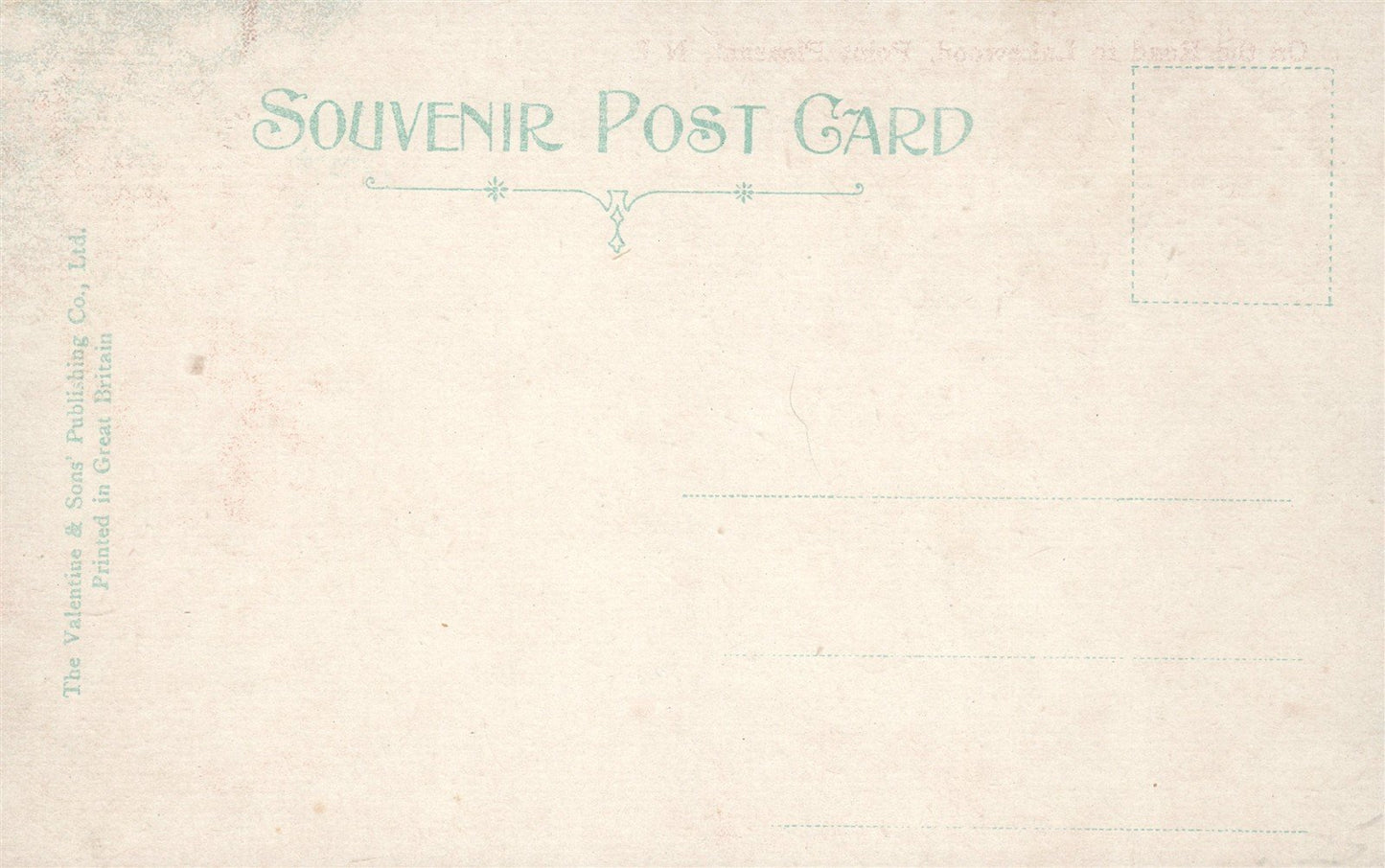 POINT PLEASANT NJ ROAD TO LAKEWOOD ANTIQUE POSTCARD