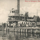 BILLINGSPORT NJ WHARF ANTIQUE POSTCARD