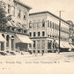 FLEMINGTON NJ POST OFFICE UNION HOTEL ANTIQUE POSTCARD