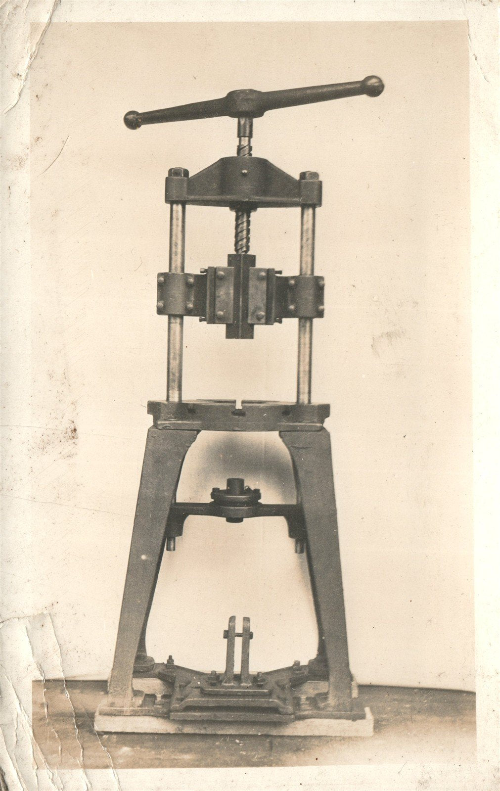 INDUSTRIAL PRESS ANTIQUE REAL PHOTO POSTCARD RPPC