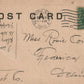 SCENE FROM ROUND UP COWBOYS 1908 ANTIQUE POSTCARD