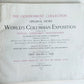 1895 GOVERNMENT COLLECTION VIEWS of WORLD'S COLUMBIAN EXPOSITION antique FOLIO