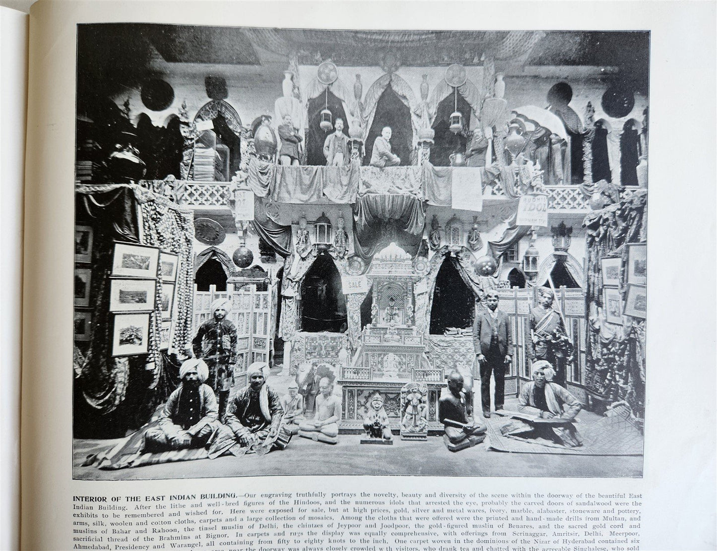 1895 GOVERNMENT COLLECTION VIEWS of WORLD'S COLUMBIAN EXPOSITION antique FOLIO