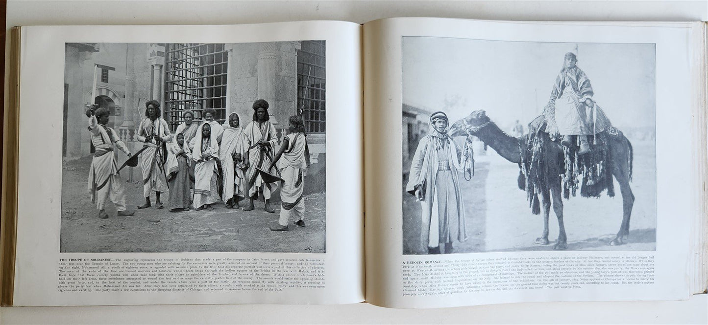 1895 GOVERNMENT COLLECTION VIEWS of WORLD'S COLUMBIAN EXPOSITION antique FOLIO