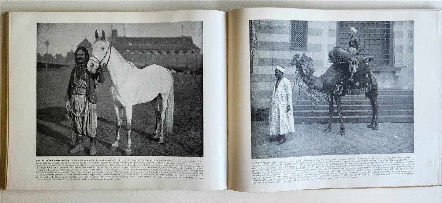 1895 GOVERNMENT COLLECTION VIEWS of WORLD'S COLUMBIAN EXPOSITION antique FOLIO