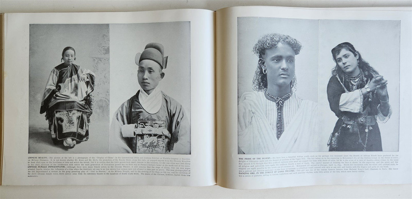 1895 GOVERNMENT COLLECTION VIEWS of WORLD'S COLUMBIAN EXPOSITION antique FOLIO
