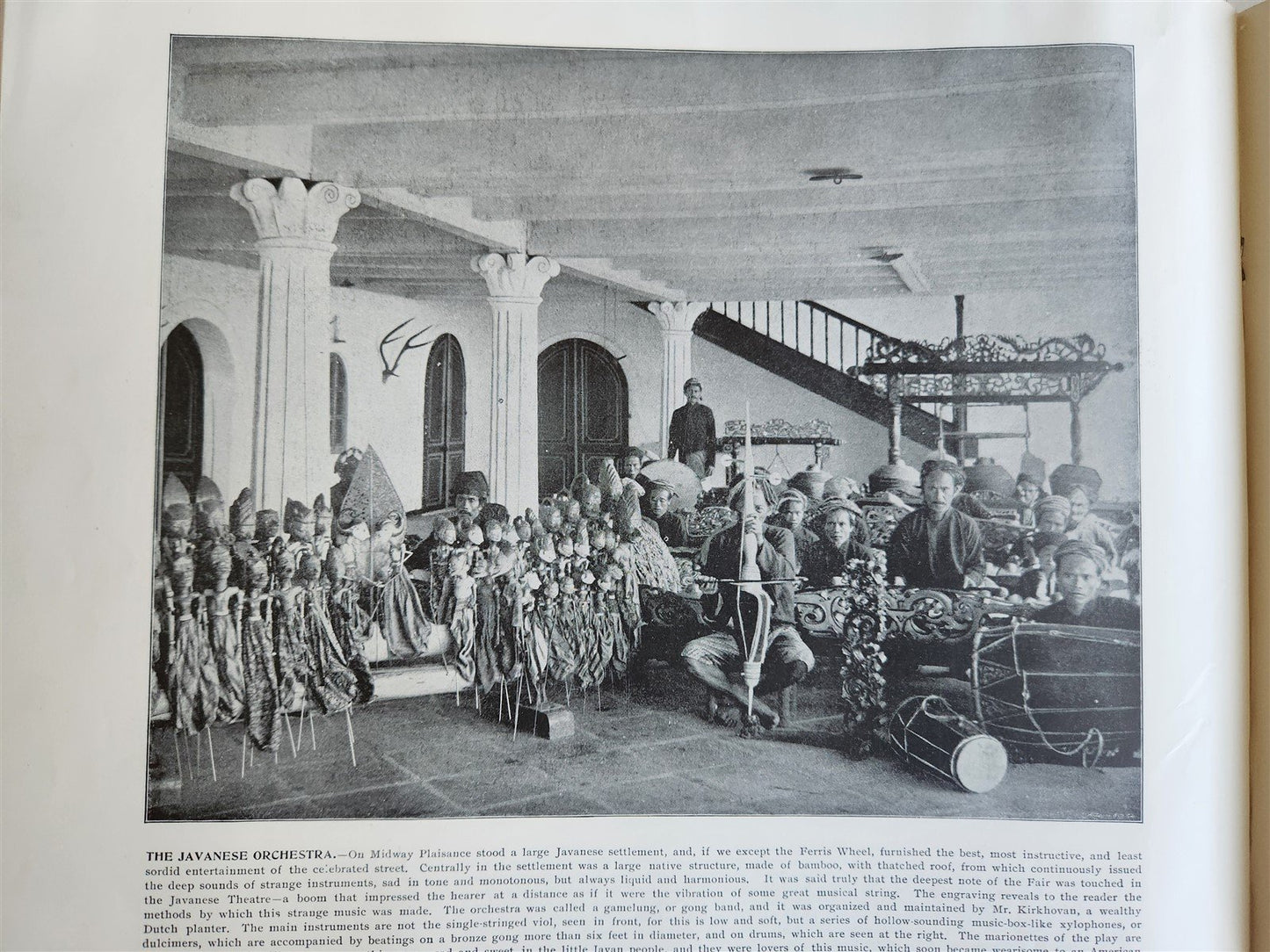 1895 GOVERNMENT COLLECTION VIEWS of WORLD'S COLUMBIAN EXPOSITION antique FOLIO