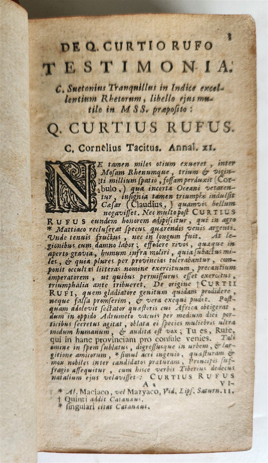 1670 HISTORY by Curtius Rufus ELZEVIR EDITION antique 17th CENTURY