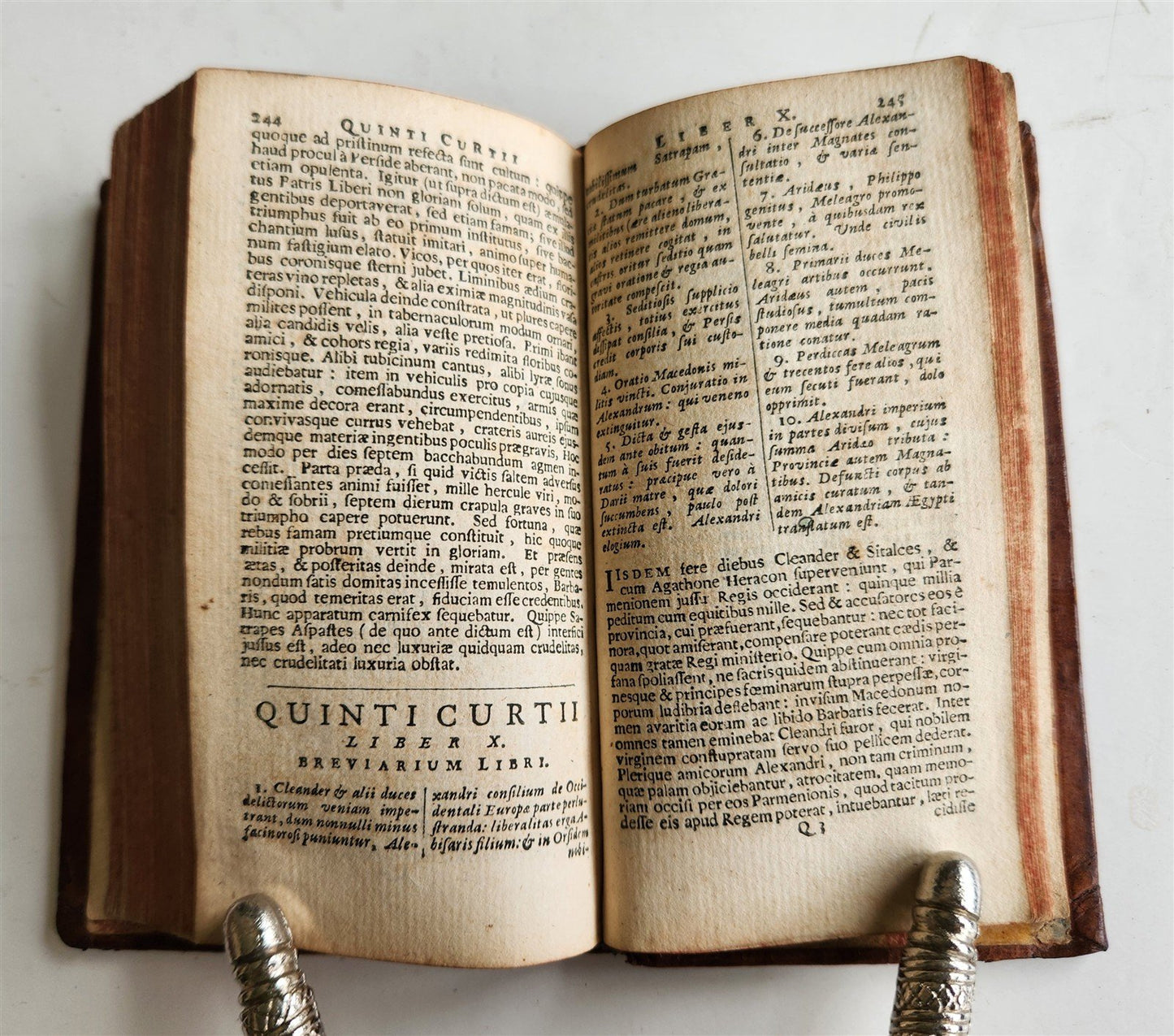 1670 HISTORY by Curtius Rufus ELZEVIR EDITION antique 17th CENTURY