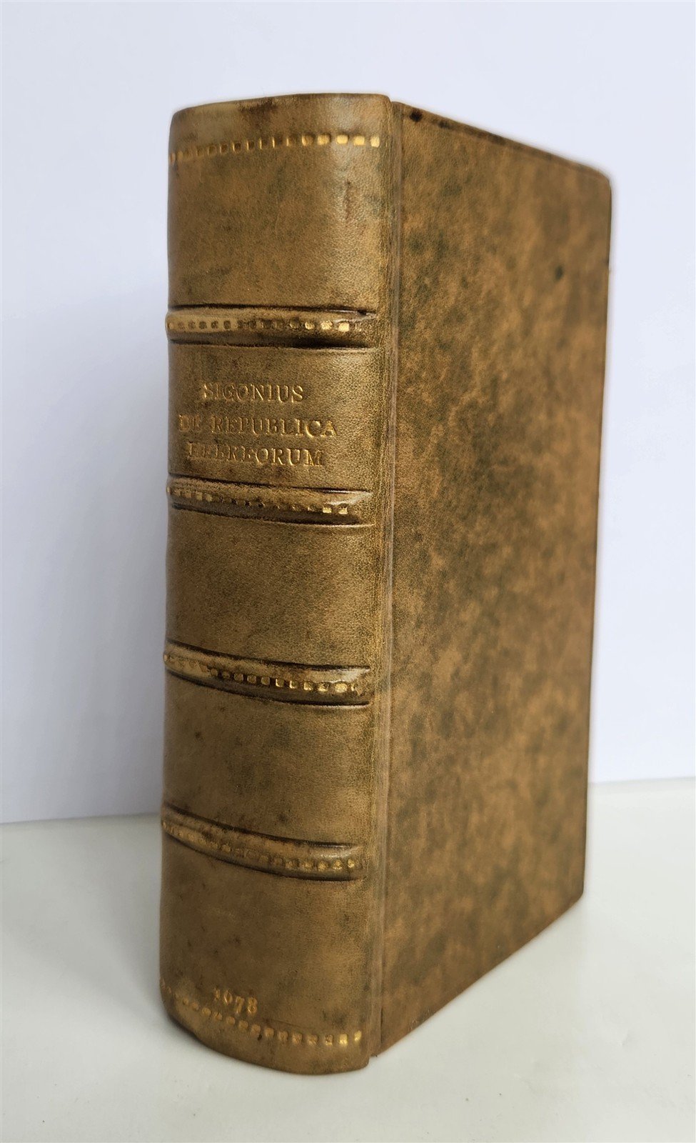 1678 HISTORY of JEWISH PEOPLE antique 17th CENTURY De republica Hebreorum