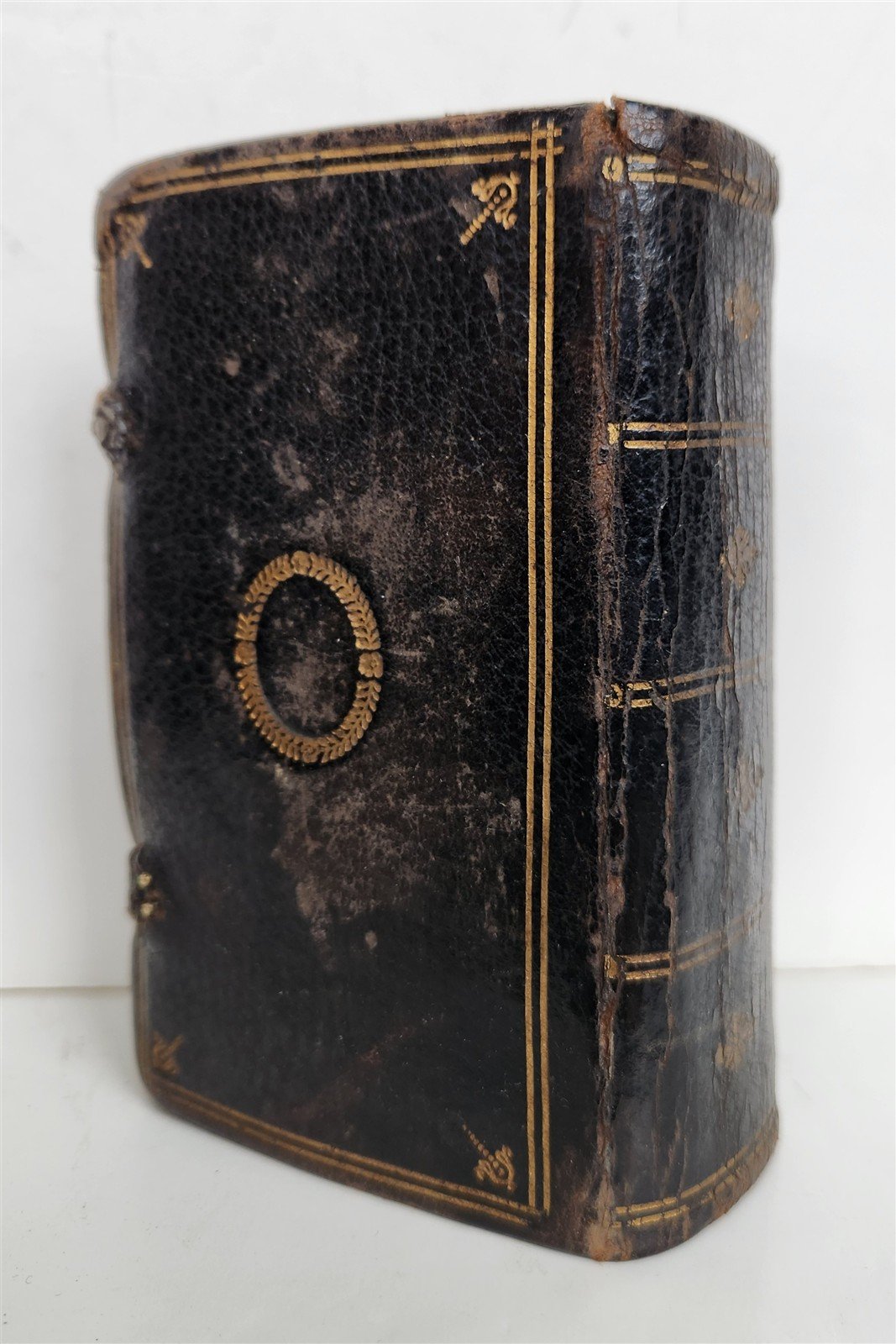 1629 BIBLE in GREEK antique ORIGINAL BINDING 17th century NEW TESTAMENT