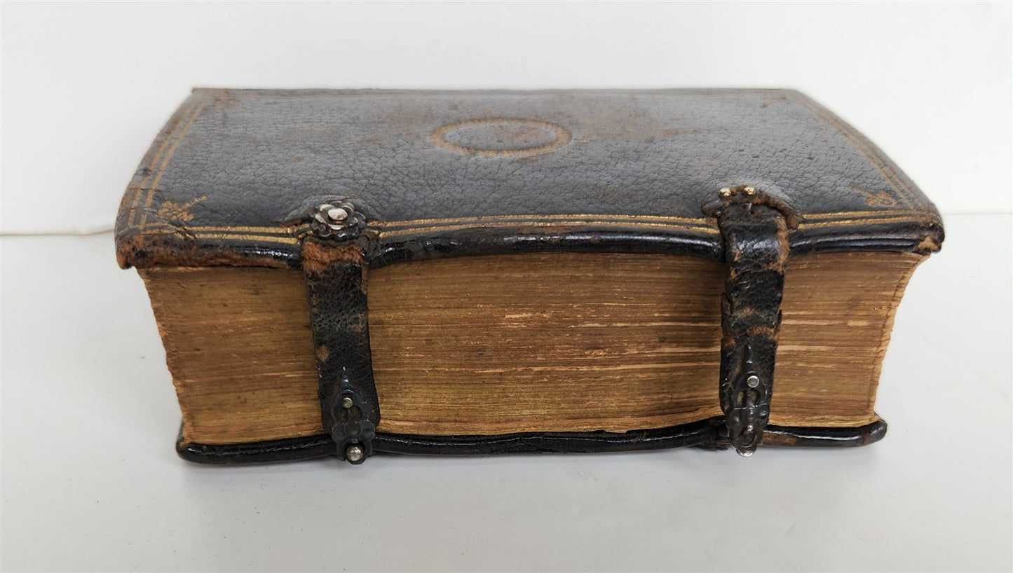 1629 BIBLE in GREEK antique ORIGINAL BINDING 17th century NEW TESTAMENT
