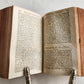 1595 PETRARCA philosophy on fortune & misfortune VELLUM BINDING 16th c. ANTIQUE