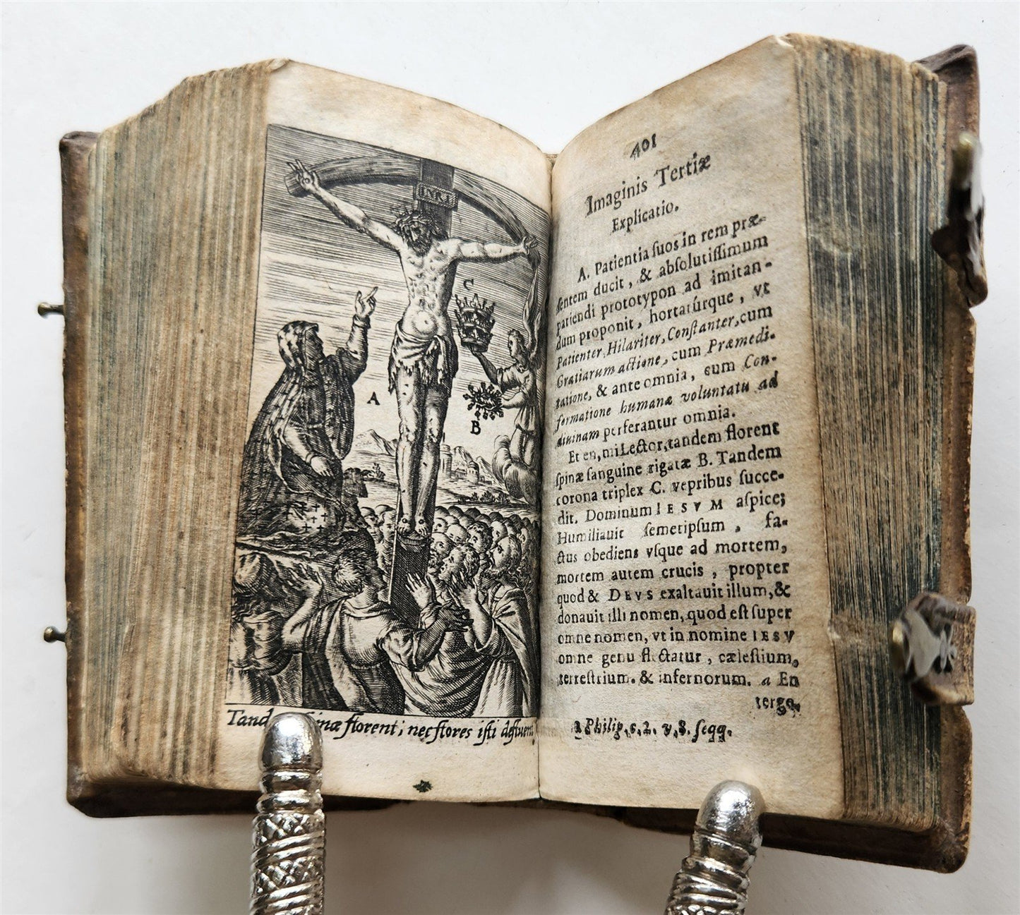 1630 Gymnasium patientiae by Jeremias Drexel ILLUSTRATED antique VELLUM BINDING