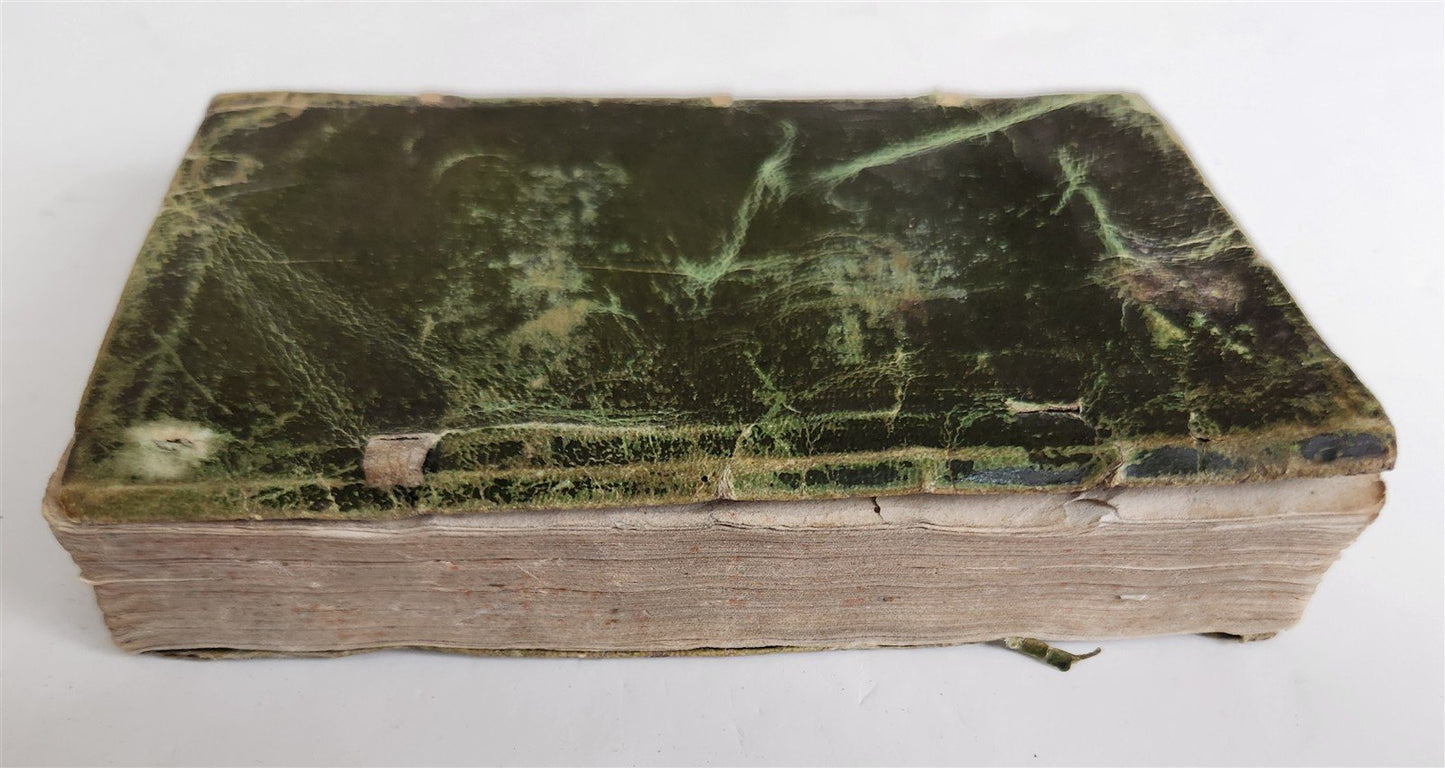 1585 POETRY by HORACE antique 16th CENTURY vellum binding