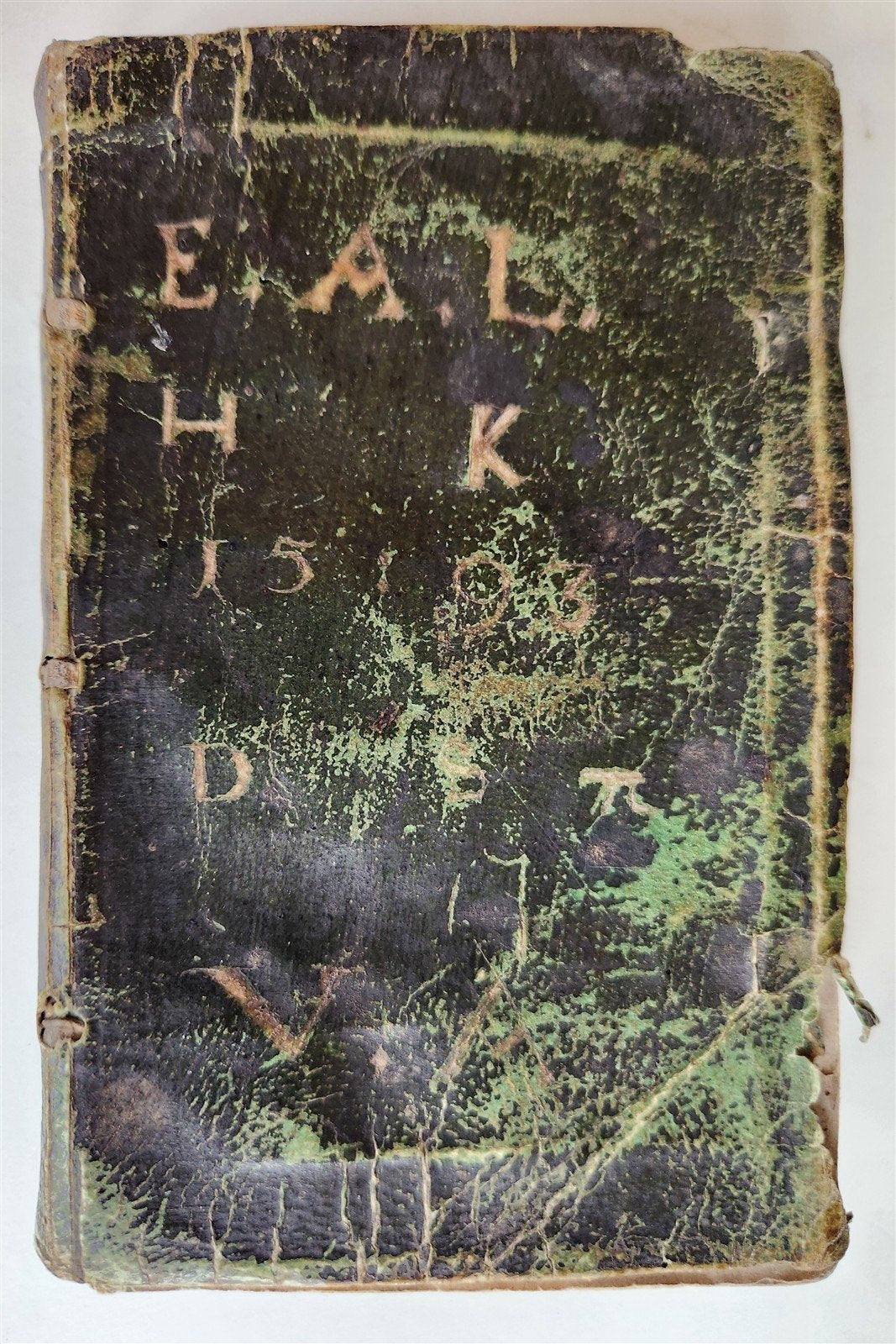 1585 POETRY by HORACE antique 16th CENTURY vellum binding