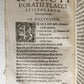 1585 POETRY by HORACE antique 16th CENTURY vellum binding