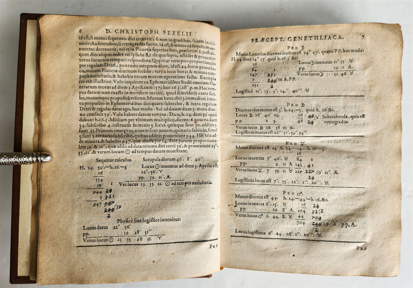 1607 ASTROLOGY by CHRISTOPH PEZEL antique ILLUSTRATED 17th CENTURY rare