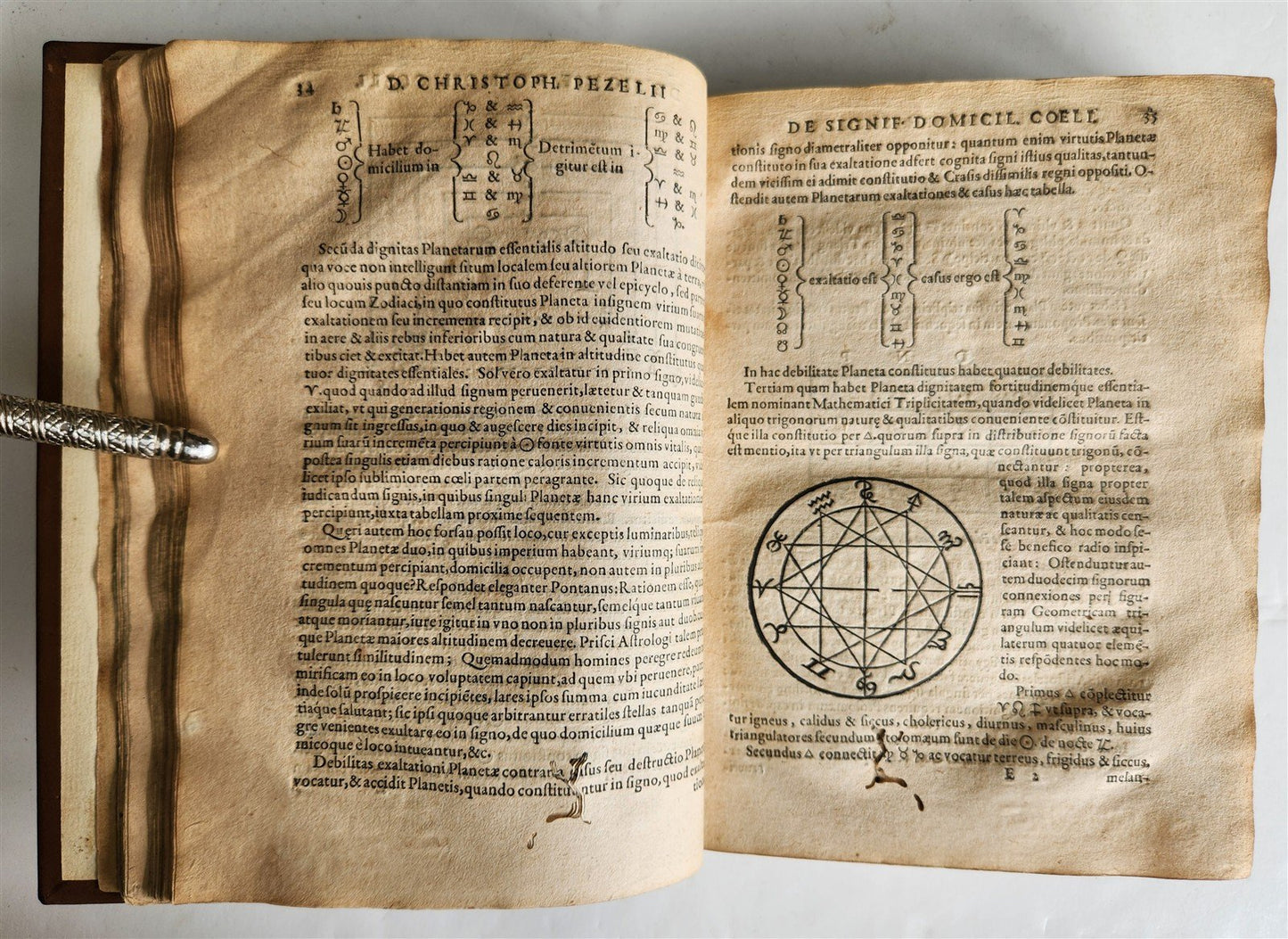1607 ASTROLOGY by CHRISTOPH PEZEL antique ILLUSTRATED 17th CENTURY rare