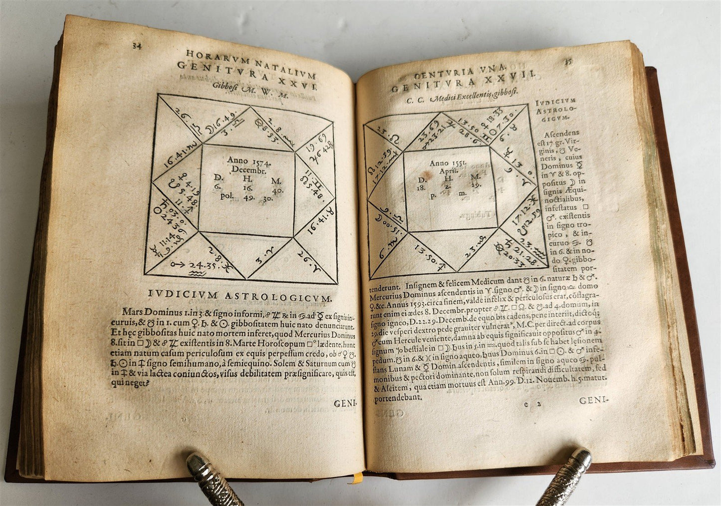 1607 ASTROLOGY by CHRISTOPH PEZEL antique ILLUSTRATED 17th CENTURY rare