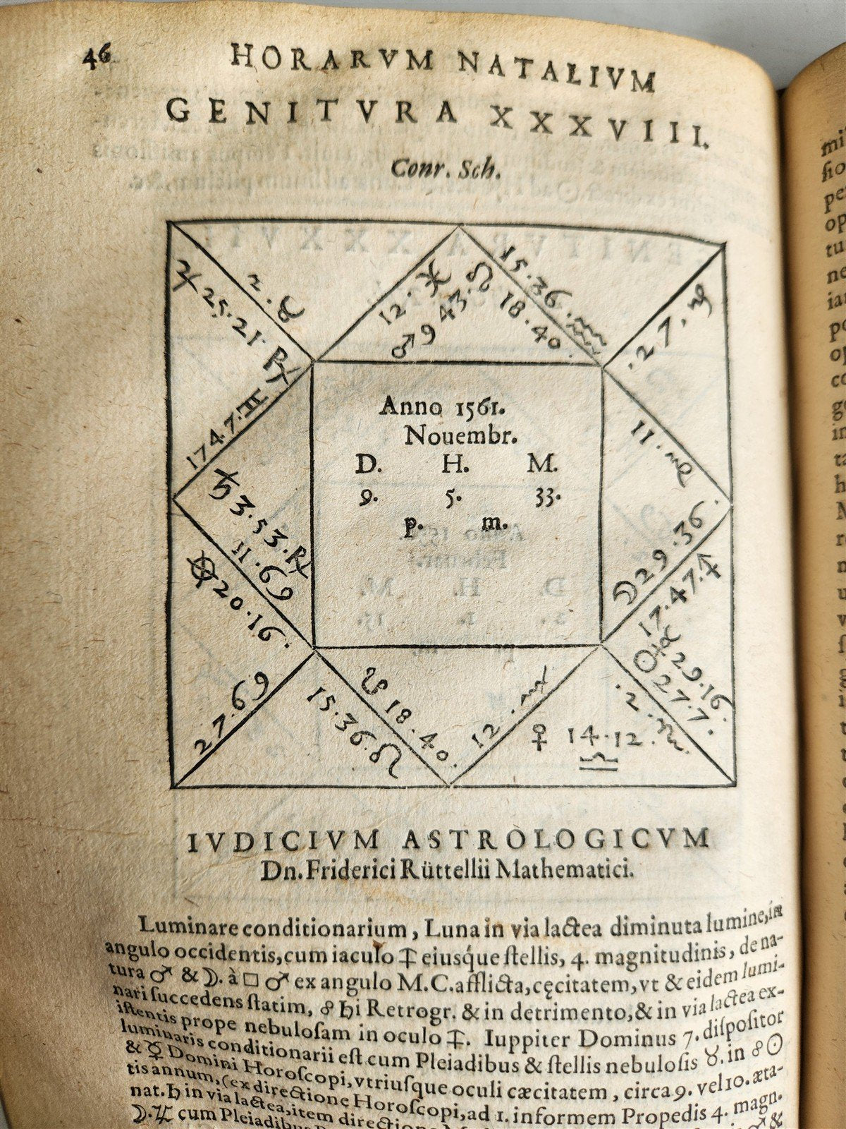1607 ASTROLOGY by CHRISTOPH PEZEL antique ILLUSTRATED 17th CENTURY rare