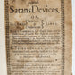 1661 Precious remedies against Satans devices ANTIQUE in ENGLISH 17th CENTURY