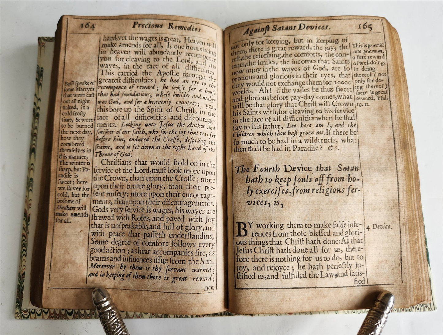 1661 Precious remedies against Satans devices ANTIQUE in ENGLISH 17th CENTURY