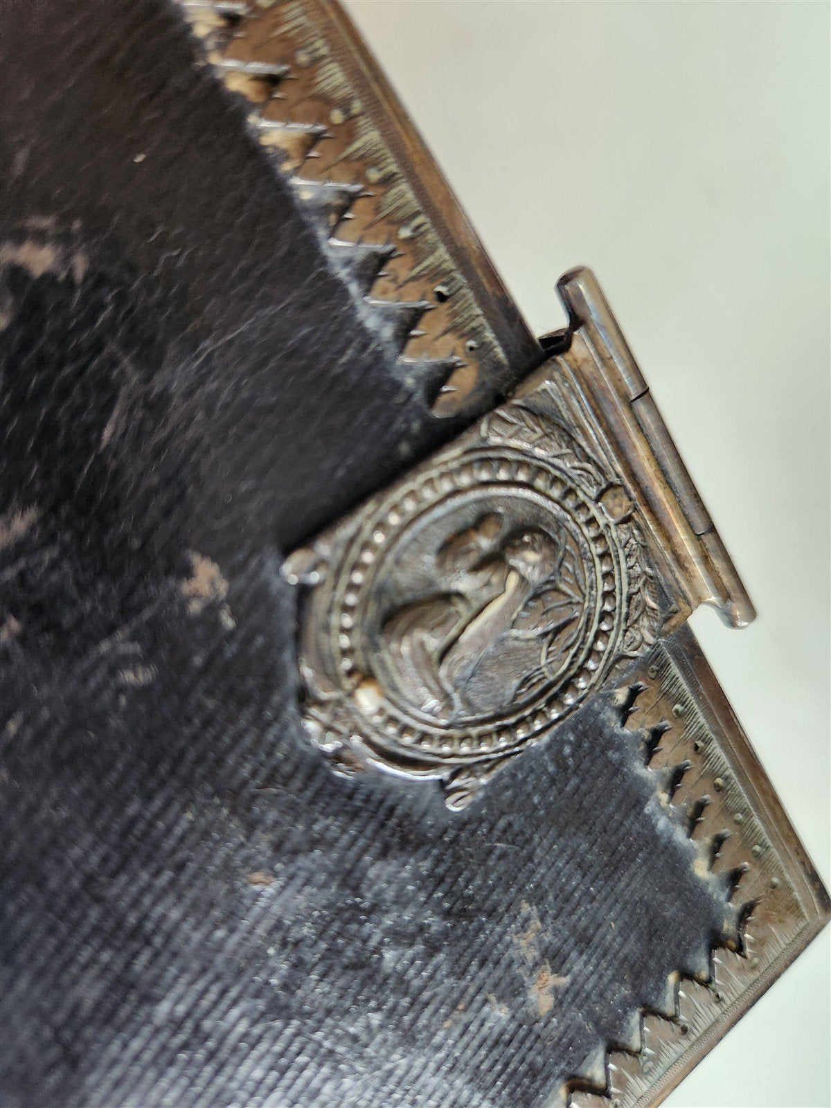 1814 BIBLE in GERMAN Old and New Testament ANTIQUE w/ metal clasps