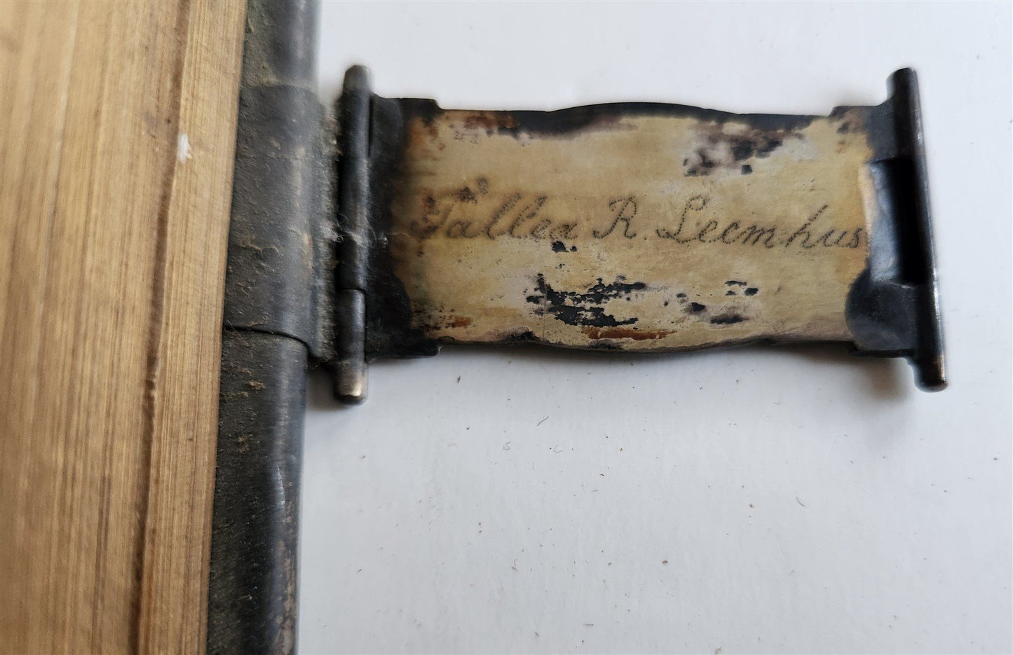 1814 BIBLE in GERMAN Old and New Testament ANTIQUE w/ metal clasps