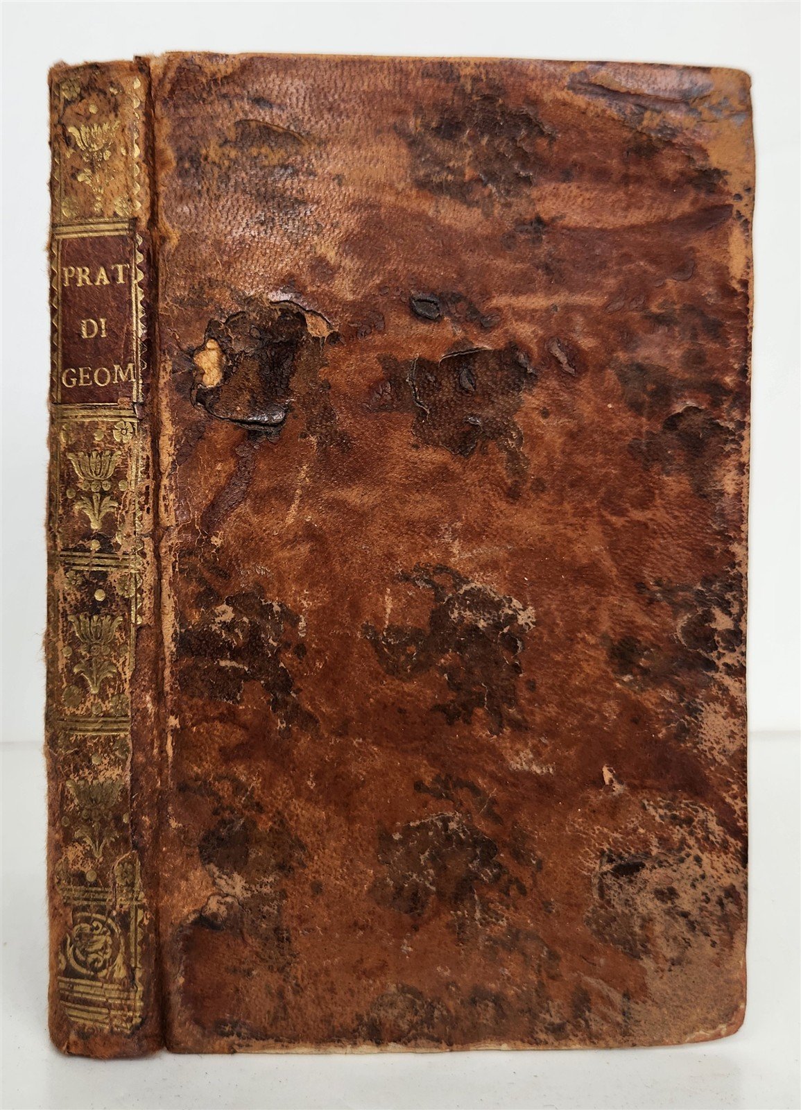 1761 GEOMETRY ILLUSTRATED Pratica di Geometria by Sebastien Leclerc ANTIQUE