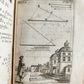 1761 GEOMETRY ILLUSTRATED Pratica di Geometria by Sebastien Leclerc ANTIQUE