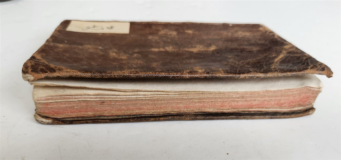 1754 GEOMETRY ILLUSTRATED Francisco Huberti ANTIQUE Institutionum Mathematicarum